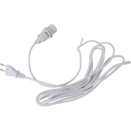 Tekstiilijohto paperitähtiin Star Trading Lacy E14 3,5 m valkoinen