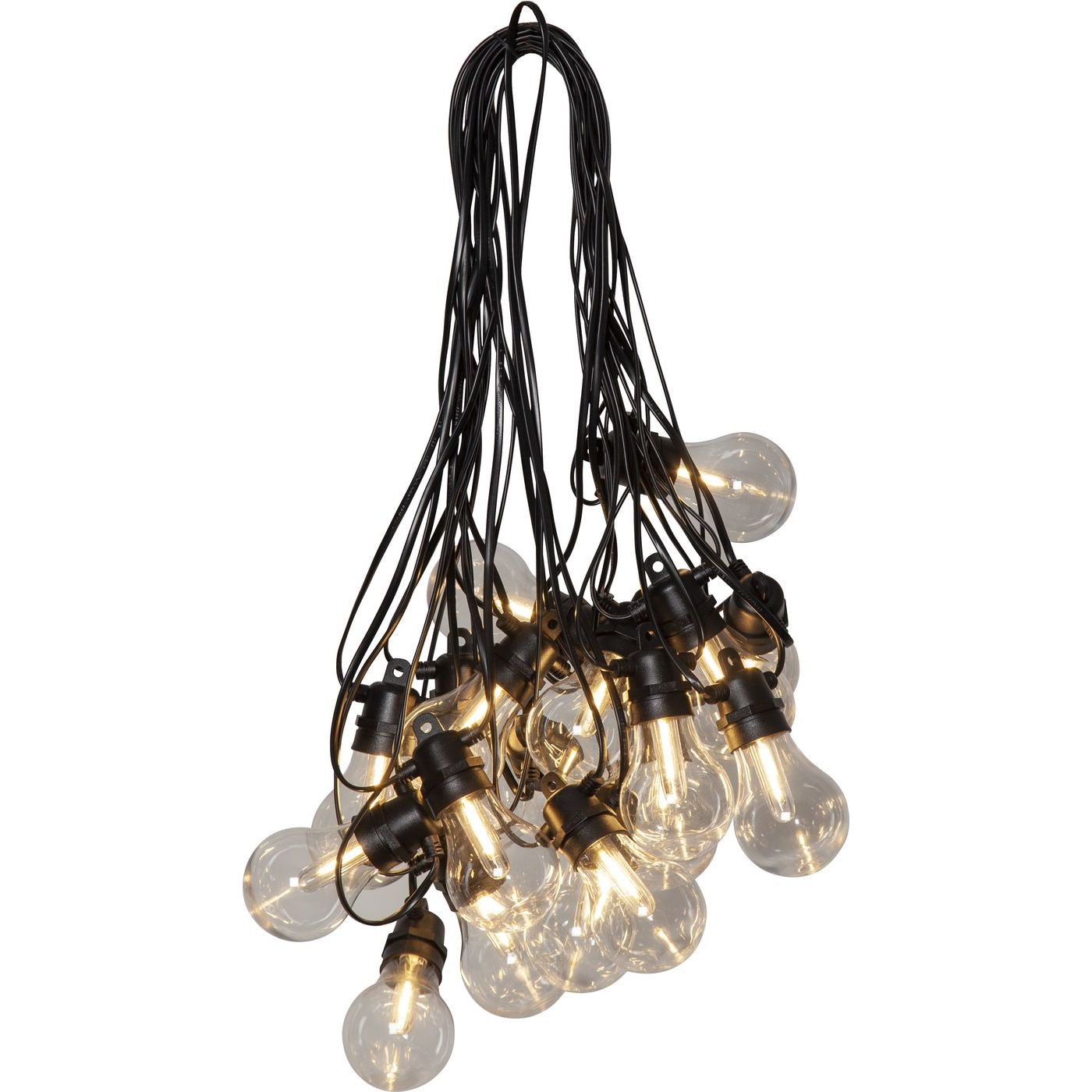 LED-valosarja Star Trading Selecta, 18-osainen 13.6m, musta/kirkas