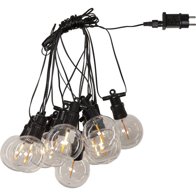 LED-valosarja Star Trading Circus Nevada, 10-osainen, 450cm, musta/kirkas