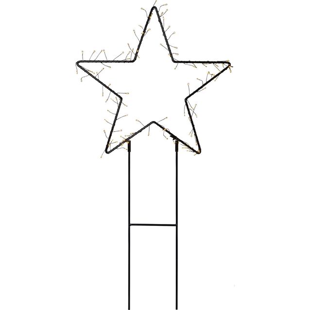 LED-valokoriste Star Trading Barlumi tähti, 40cm, musta