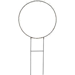 LED-valokoriste Star Trading Barlumi rengas, 60cm, musta