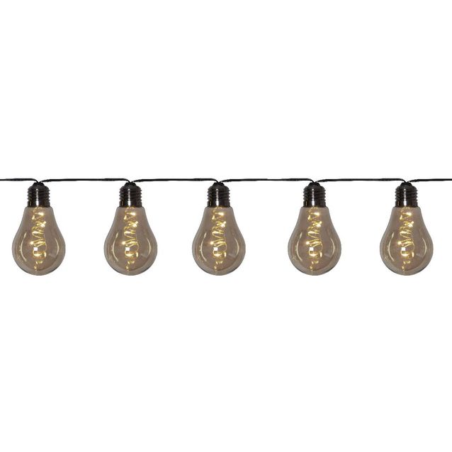 LED-valosarja Star Trading Glow 10-osainen 360cm savunharmaa