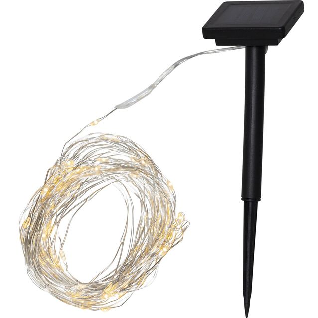 Aurinkokennolyhty Star Trading Dew Drop, 19.9m, hopea