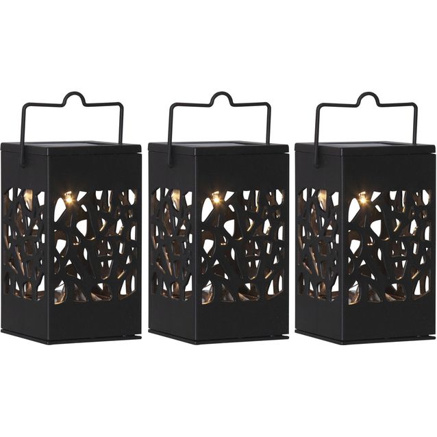 Aurinkokennokoristevalaisin Star Trading Izola Mini, 3kpl/pkt