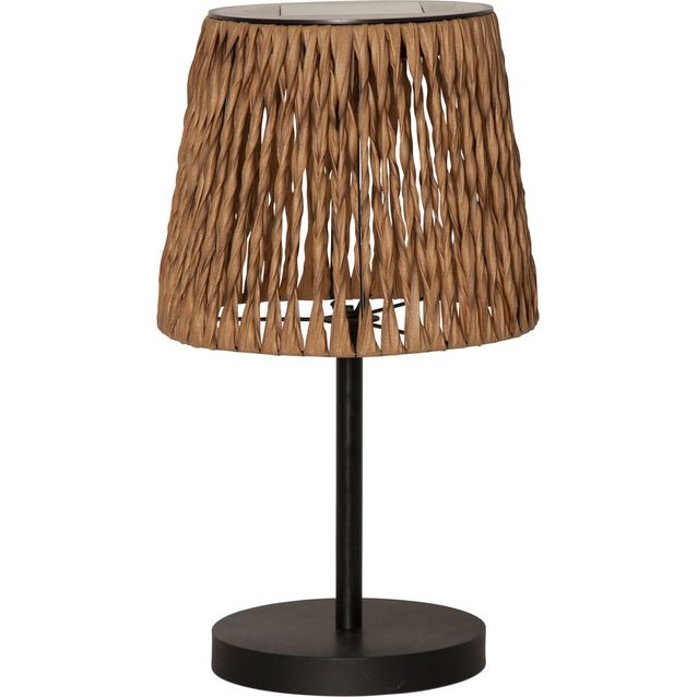 Aurinkokennopöytävalaisin Star Trading Cesta, 48cm, musta/ruskea