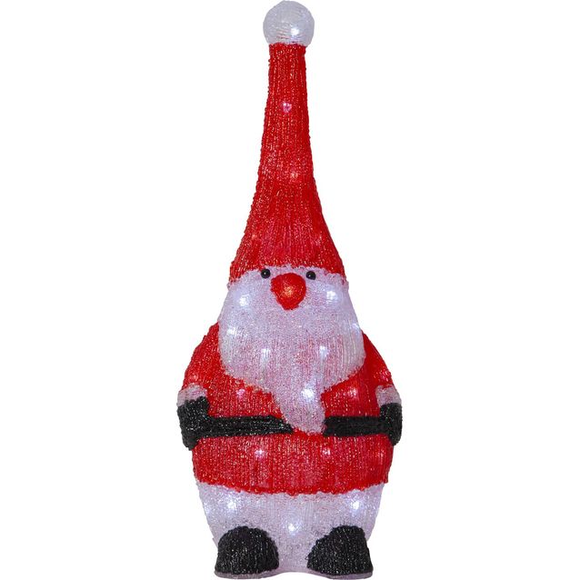 LED-valokoriste Star Trading Crystalo joulupukki 59cm