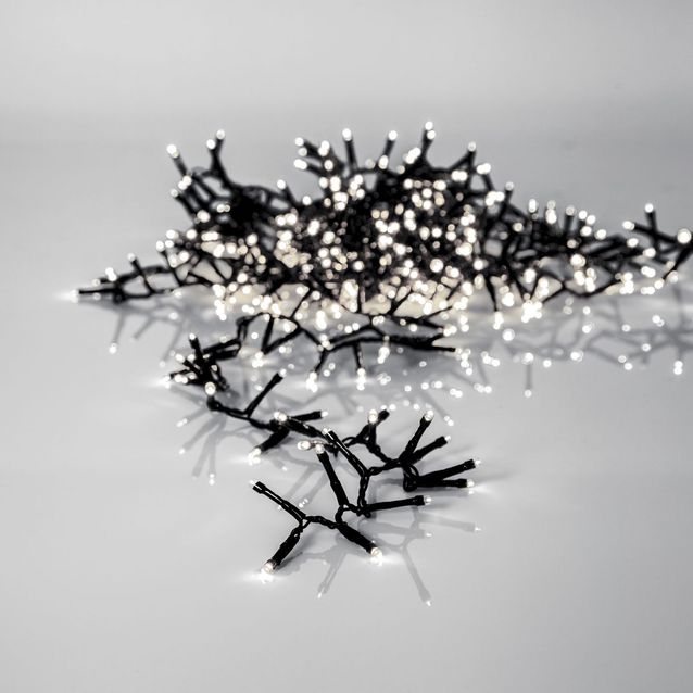 LED-valosarja Star Trading Crispy Ice White eri pituuksia