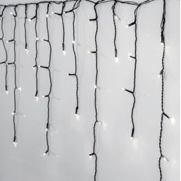 LED-jääpuikkovalosarja Star Trading Crispy Ice White 240 valoa 5,9 m