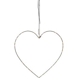 LED-valokoriste Star Trading Mira 45x45 cm sydän musta