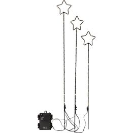 LED-valokoriste Star Trading Wizard, 3-osainen, musta