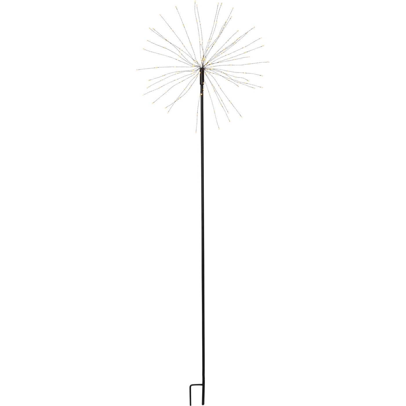 LED-valokoriste Star Trading Firework Outdoor, 110cm, musta