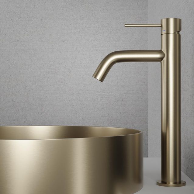 Pesuallashana Scandtap Steel Voyage, korkea malli, Champagne