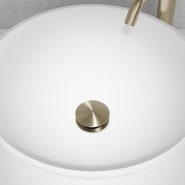 Pohjaventtiili Scandtap Steel Pop-up universal Duo, pop-up, Champagne