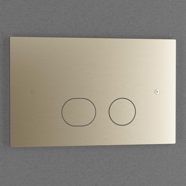 Huuhtelupainike Scandtap Steel Style Champagne