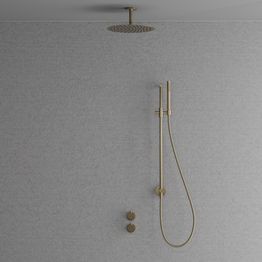 Sadesuihkusetti Scandtap Harmonized 5y, termostaattihanalla, Champagne