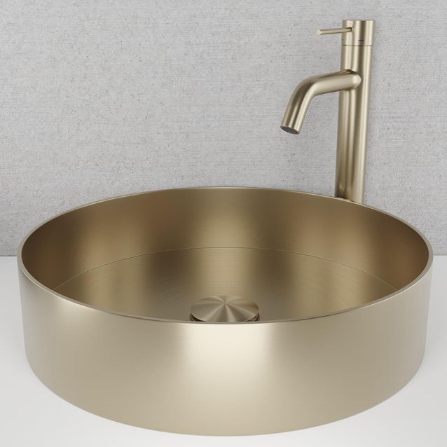 Malja-allas Scandtap Steel Rare R Champagne, ø375mm, Champagne