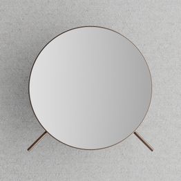 Kylpyhuoneen peili Scandtap Steel Style suurentava, Ø192mm, Amber