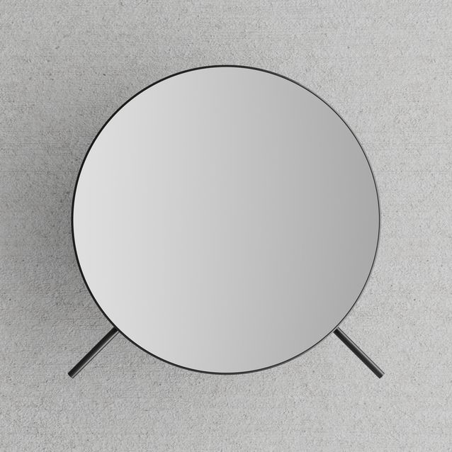 Kylpyhuoneen peili Scandtap Steel Style suurentava, Ø192mm, Shadow