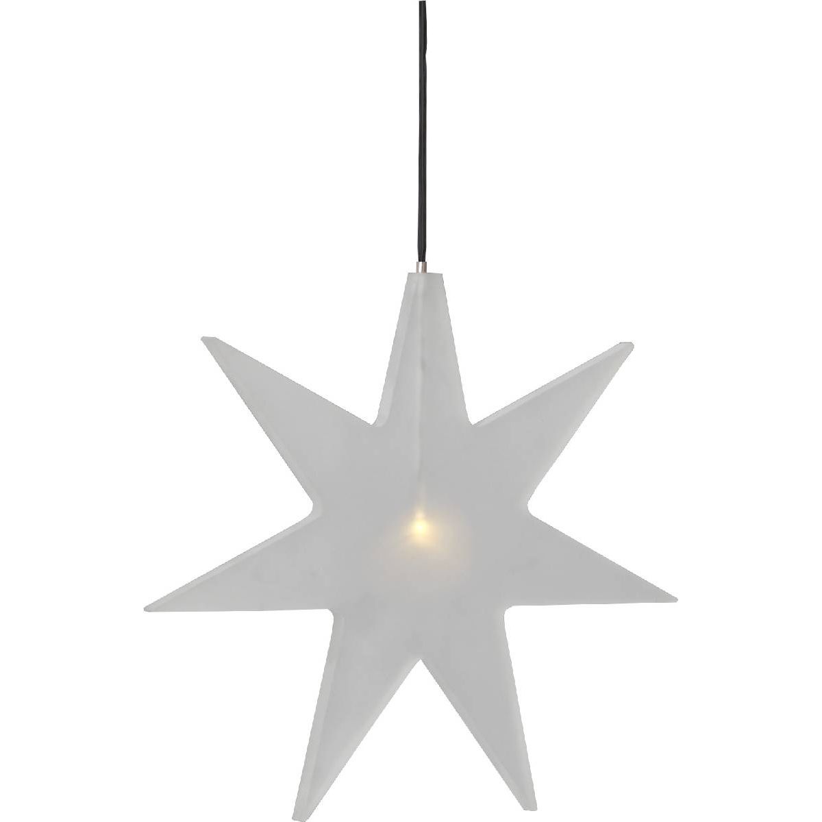 LED-tähti Star Trading Karla 300x330x10mm huurrettu