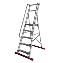 Tasotikkaat Suomi-Tikas käsijohteilla tasokorkeus 126 cm