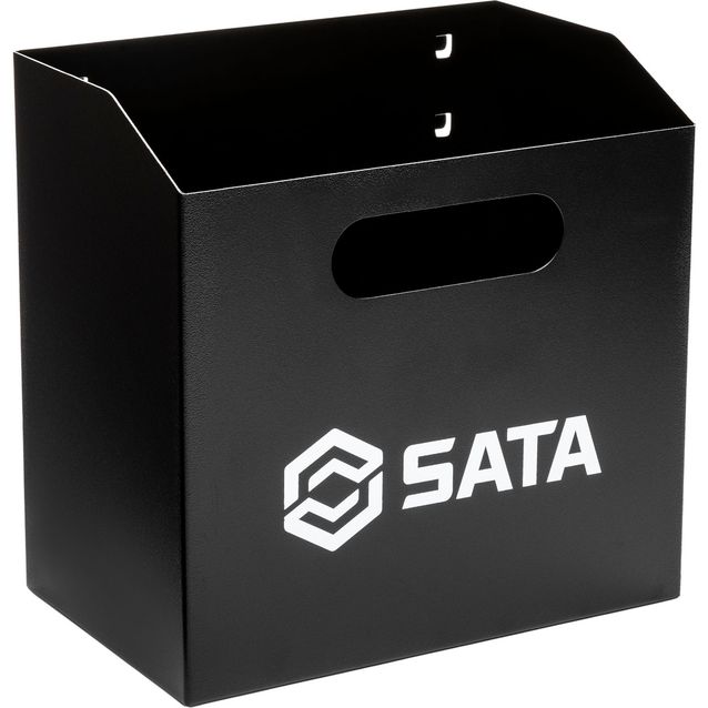 Työkaluvaunun roskakori/paperiteline Sata Pro sivureikälevyyn