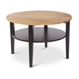 Sohvapöytä Stenexpo Baltimore Ø80x52cm tammi ruskea/musta