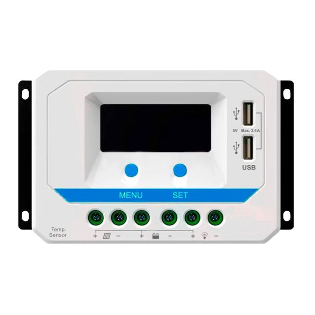 Säädin LCD-näytöllä Bright Solar ViewStar, 30A