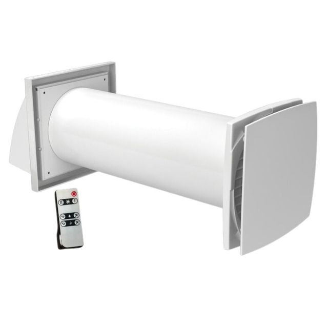 Ilmanvaihtokone Cooltron Reco 46, lämmöntalteenotolla ja kosteusanturilla