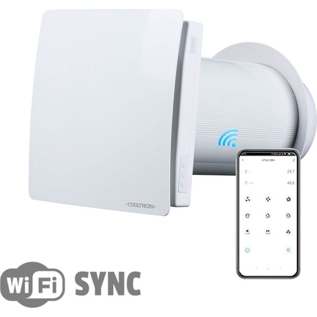 Ilmanvaihtokone lämmön talteenotolla Cooltron Reco 60 SYNC WIFI