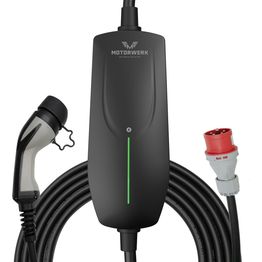 Sähköauton latauslaite Motorwerk EVSE, Type2, 3-vaihe, 16A, 11kW, 6m kaapeli