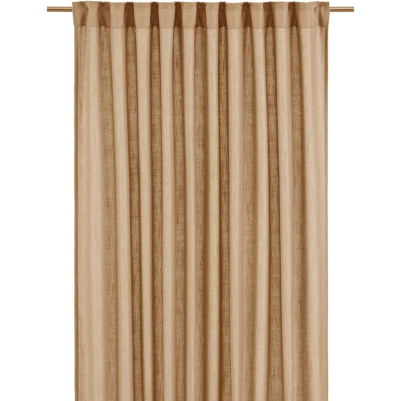 Sivuverho Svanefors Cecil, 145x260cm, 2kpl/pkt, ruskea