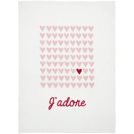 Keittiöpyyhe Svanefors J'adore, 50x70cm, roosa