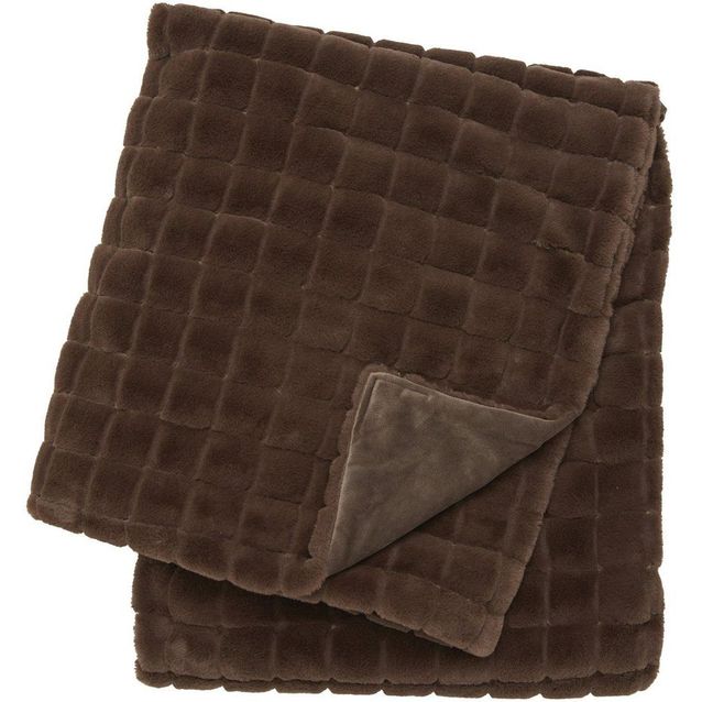 Torkkupeitto Svanefors Luna, 120x150cm, tummanruskea