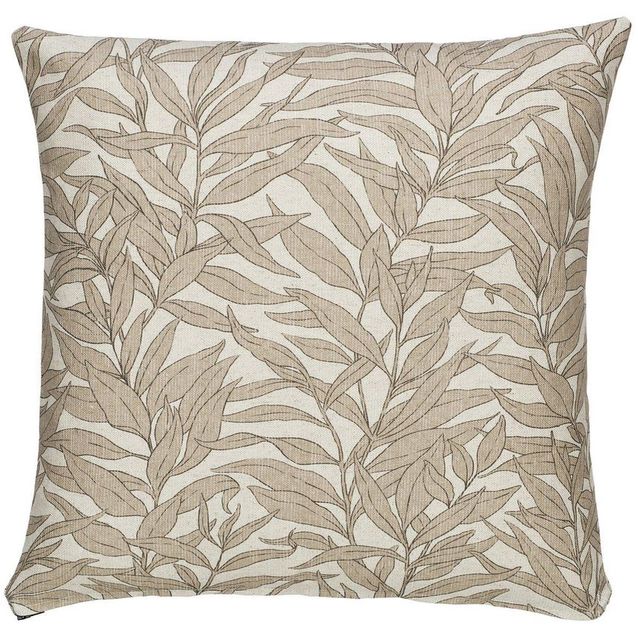 Koristetyynynpäällinen Svanefors Blad, 45x45cm, beige