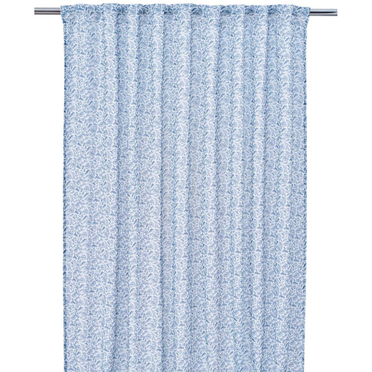 Sivuverho Svanefors Yrsa, 140x280cm, 2kpl/pkt, sininen