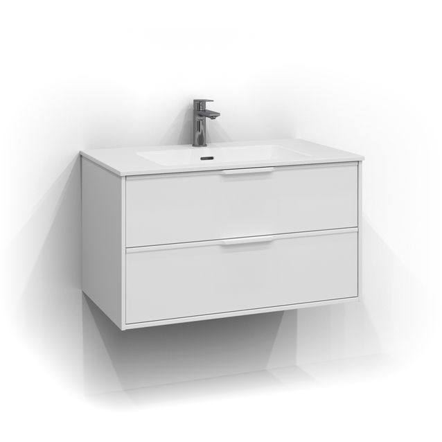 Allaskaappi tasoaltaalla Svedbergs Epos Relief 80x45 cm 2 ltk eri vaihtoehtoja