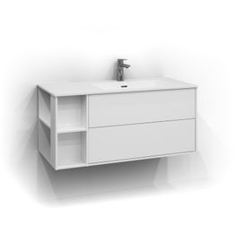 Allaskaappi tasoaltaalla Svedbergs Epos 100x45 cm oikea 2 ltk eri vaihtoehtoja