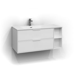 Allaskaappi tasoaltaalla Svedbergs Epos Relief 100x45 cm 2 ltk vasen eri vaihtoehtoja