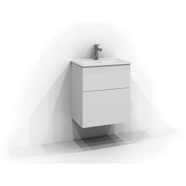 Allaskaappi Svedbergs Poem, 50x35 cm, 2 laatikkoa, valkoinen