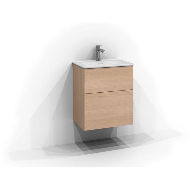 Allaskaappi Svedbergs Poem, 50x35 cm, 2 ltk, push open, tammi