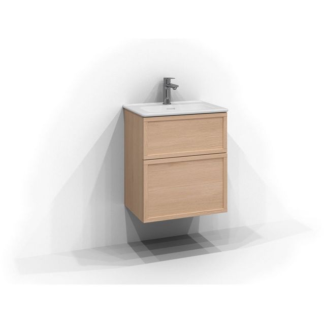 Allaskaappi Svedbergs Poem, 50x35 cm, kehys, 2 laatikkoa, tammi