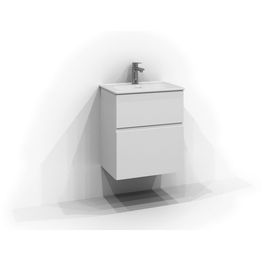 Allaskaappi altaalla Svedbergs Poem Profiili, 50x35 cm, 2 laatikkoa, eri vaihtoehtoja