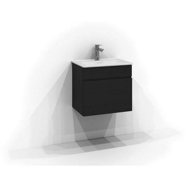 Allaskaappi Svedbergs Poem Profiili, 50x35 cm, 1 laatikko, musta saarni