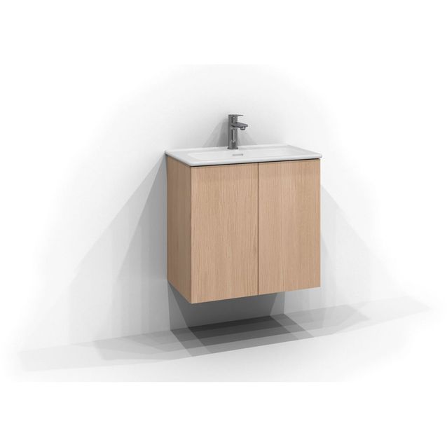 Allaskaappi Svedbergs Poem, 60x35 cm, 2 ovea, tammi