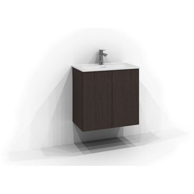 Allaskaappi Svedbergs Poem, 60x35 cm, 2 ovea, tumma saarni