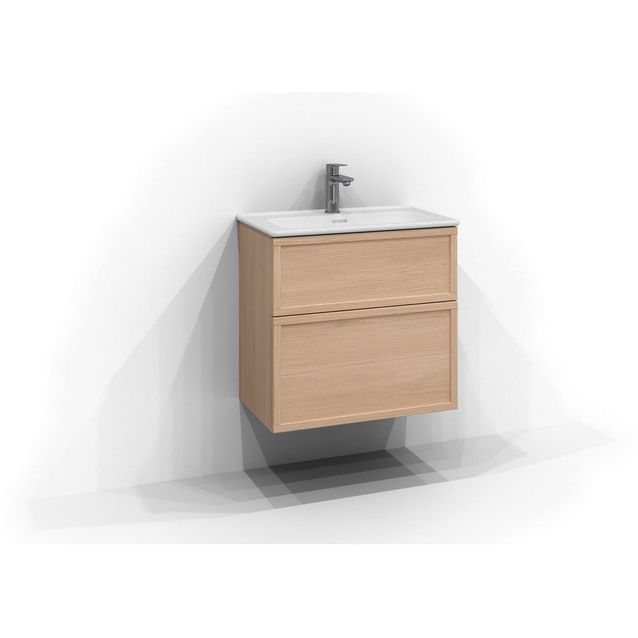 Allaskaappi Svedbergs Poem, 60x35 cm, kehys, 2 ltk, push open, tammi