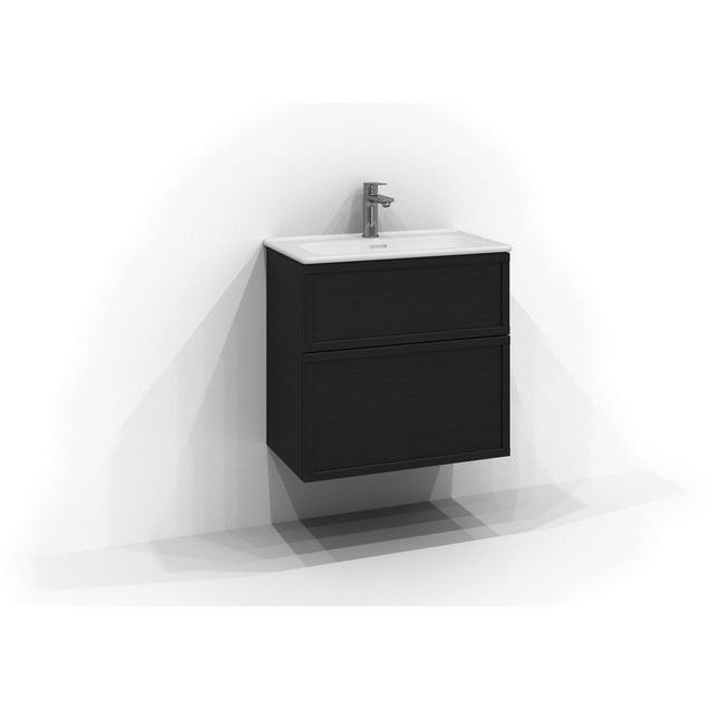 Allaskaappi Svedbergs Poem, 60x35 cm, kehys, 2 ltk, push open, musta saarni