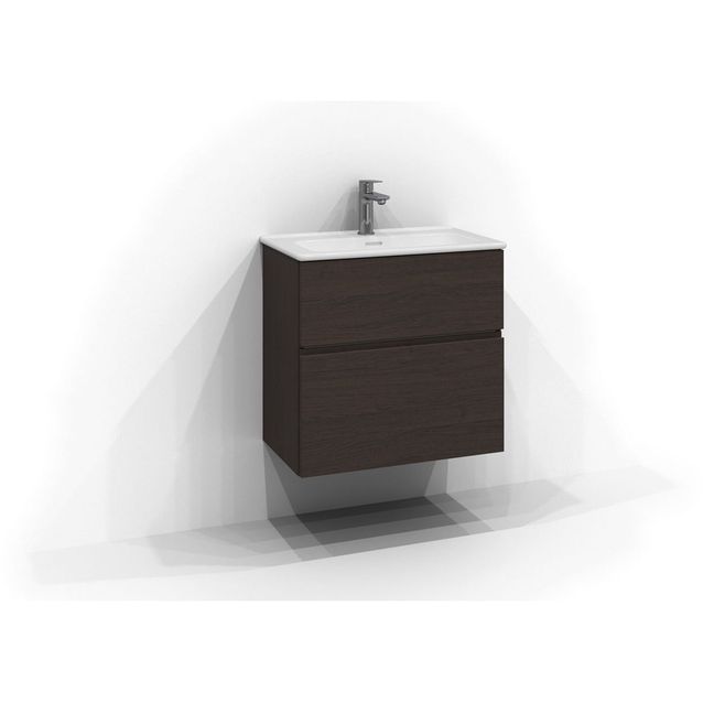 Allaskaappi Svedbergs Poem Profiili, 60x35 cm, 2 laatikkoa, tumma saarni