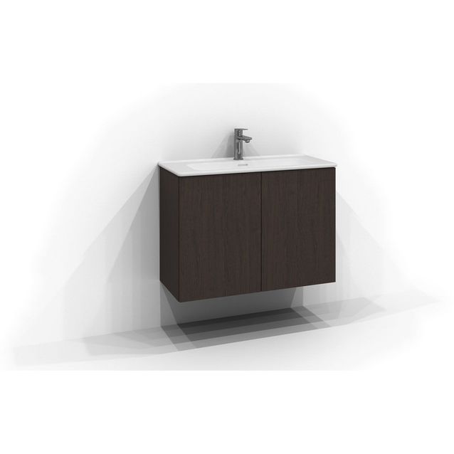 Allaskaappi Svedbergs Poem, 80x35 cm, 2 ovea, tumma saarni