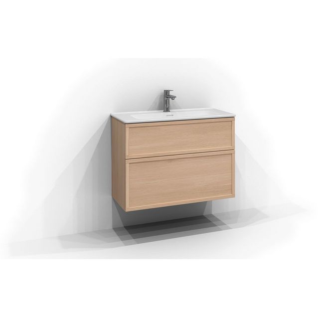 Allaskaappi Svedbergs Poem, 80x35 cm, kehys, 2 laatikkoa, tammi